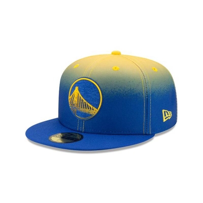 Sapca New Era Golden State Warriors NBA Back Half 59FIFTY Fitted - Albastri